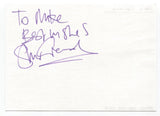 Shiv Grewal Signed Page Autographed Signature 4 x 5.5 Inch Inscribed "To Mike"