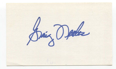 Graig Nettles Signed 3x5 Index Card Baseball Autographed Signature
