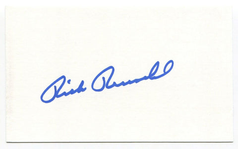 Rick Reuschel Signed 3x5 Index Card Autographed MLB Baseball Chicago Cubs