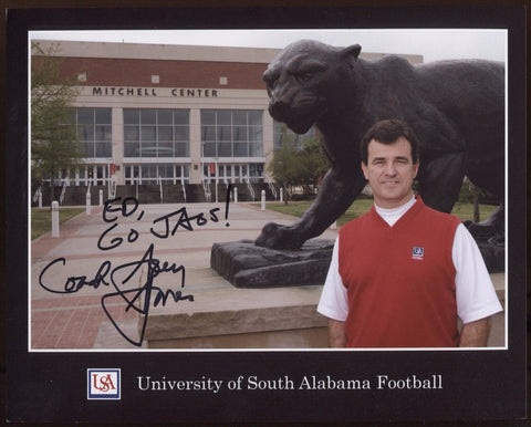 Joey Jones Signed 8x10 Photo College NCAA Football Coach Autograph Alabama