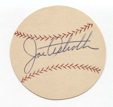 Joe Astroth Signed Paper Baseball Autograph Signature Philadelphia Athletics