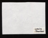 Louis Jourdan Signed Paper Signature Autographed Vintage 
