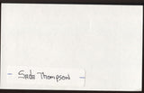 Sada Thompson Signed Index Card Signature Vintage Autographed AUTO 