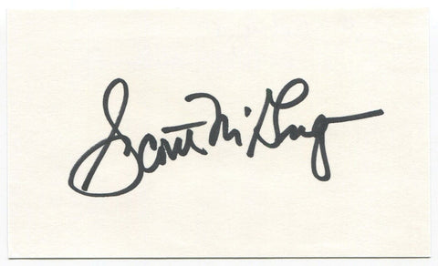 Scott McGregor Signed 3x5 Index Card Autographed MLB Baseball