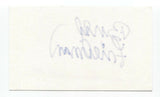 Budd Friedman Signed 3x5 Index Card Autograph Signature Actor Comedy Club Owner