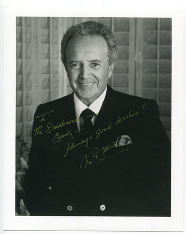 Vic Damone Signed 8x10 Inch Photo Vintage Autographed Signature Singer Actor