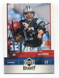 2005 Upper deck Jake Delhomme Signed Card Football Autograph NFL AUTO #13