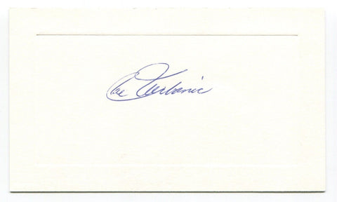 Joe Verbanic Card Autograph MLB Baseball Roger Harris Collection