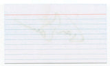 Tom Brennan Signed 3x5 Index Card Autographed Signature Baseball