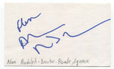 Alan Rudolph Signed 3x5 Index Card Autograph Signature Film Director