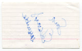 Sara Edwards Signed 3x5 Index Card Autograph Actress Hello Dolly! Evita
