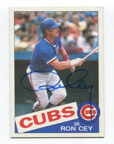 1985 Topps Ron Cey Signed Baseball Card Autographed AUTO #768