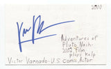 Victor Varnado Signed 3x5 Index Card Autographed Signature Actor Comedian