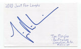 Tim Minchin Signed 3x5 Index Card Autographed Signature Comedian Comic Composer