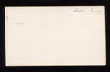 Clem Haskins Signed 3x5 Index Card Autographed Signature Basketball 