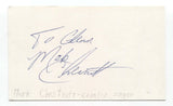 Mark Chesnutt Signed 3x5 Index Card Autographed Signature