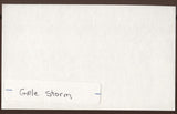 Gale Storm Signed Index Card Signature Vintage Autographed AUTO 