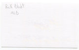 Richard "Rich" Bladt Signed 3x5 Index Card Autographed New York Yankees