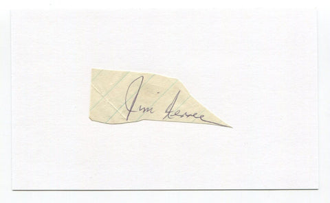 Jim Ferree Signed Cut Index Card Autographed Golf PGA