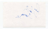 Jivaro Smith Signed 3x5 Index Card Autograph Actor Kinky Boots