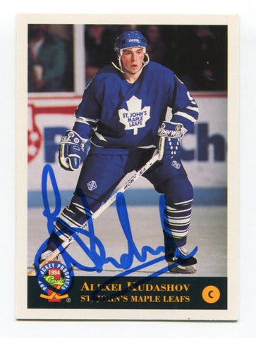 1994 Classic Pro Prospects Alexei Kudashov Signed Card Hockey NHL AUTO #106