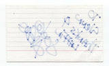 Jocko Alston Signed 3x5 Index Card Autographed Signature Comedian Comic Writer