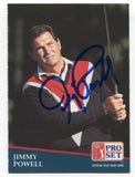 1991 Pro Set PGA Tour Golf Jimmy Powell Signed Card Autographed #247