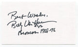 Billy Van Heusen Signed 3x5 Index Card Autograph Football NFL Denver Broncos