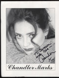 Chandler Marks Signed Photo Vintage Autographed Photograph Signer