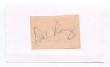 Dale Long Signed Cut Index Card Autographed Baseball MLB 1962 World Series
