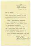 Bibi Osterwald Signed Letter TLS Autographed Signature Actress