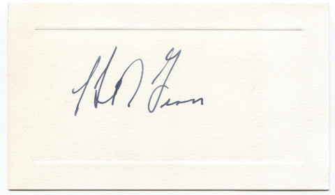 H.R. Gross Signed Card Autographed Signature Politician 