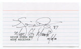 Kevin Dyson Signed 3x5 Index Card Autographed Signature Football Titans