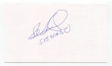 Sidney Gutierrez Signed 3x5 Index Card Autographed Space NASA Astronaut