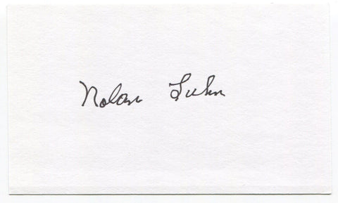 Nolan Luhn Signed 3x5 Index Card Autographed Football NFL Green Bay Packers