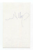Jeff Balsmeyer Signed 3x5 Index Card Autograph Signature Screenwriter Director