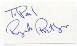 Robert Lepage Signed 3x5 Index Card Autographed Signature Director Playwright