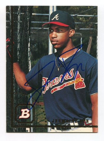 1994 Topps Jermaine Dye Signed Card Baseball MLB Autographed AUTO #433