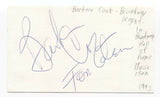 Barbara Cook Signed 3x5 Index Card Autographed Signature Broadway Actress