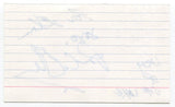 Pia Glenn Signed 3x5 Index Card Autograph Actress Law And Order Hannah Montana