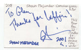 Shaun Majumder Signed 3x5 Index Card Autographed Signature Actor Comedian