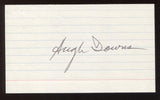 Hugh Downs Signed 3x5 Index Card Vintage Autographed Signature 20/20