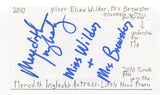 Meredith Inglesby Signed 3x5 Index Card Autographed Actress Law And Order