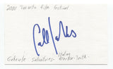 Gabriele Salvatores Signed 3x5 Index Card Autographed Signature Director