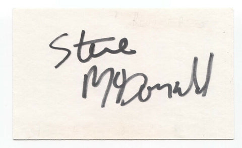 Redd Kross Steven McDonald Signed 3x5 Index Card Autographed Signature