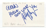 Arnold - Phil Payne Signed 3x5 Index Card Autographed Signature Band
