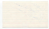 Billy J. Kramer Signed 3x5 Index Card Autographed Signature Singer