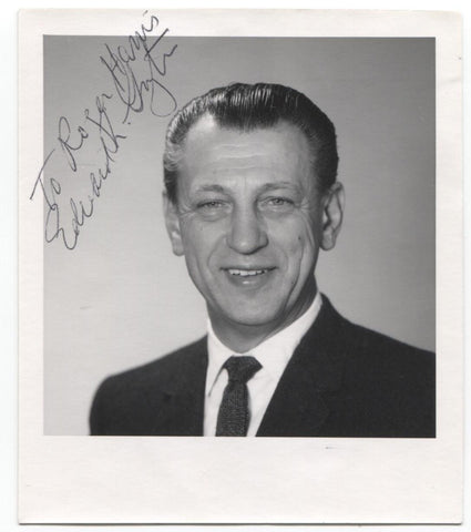 Edward Ginzton Signed Photo Autographed Scientist Engineer