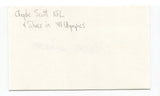 Clyde Scott Signed 3x5 Index Card Autographed NFL Football Philadelphia Eagles