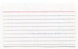 Parsonsfield - Chris Freeman Signed 3x5 Index Card Autographed Signature Band